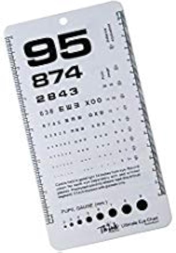 Ultimate Pocket Eye Chart Rosenbaum/Snellen