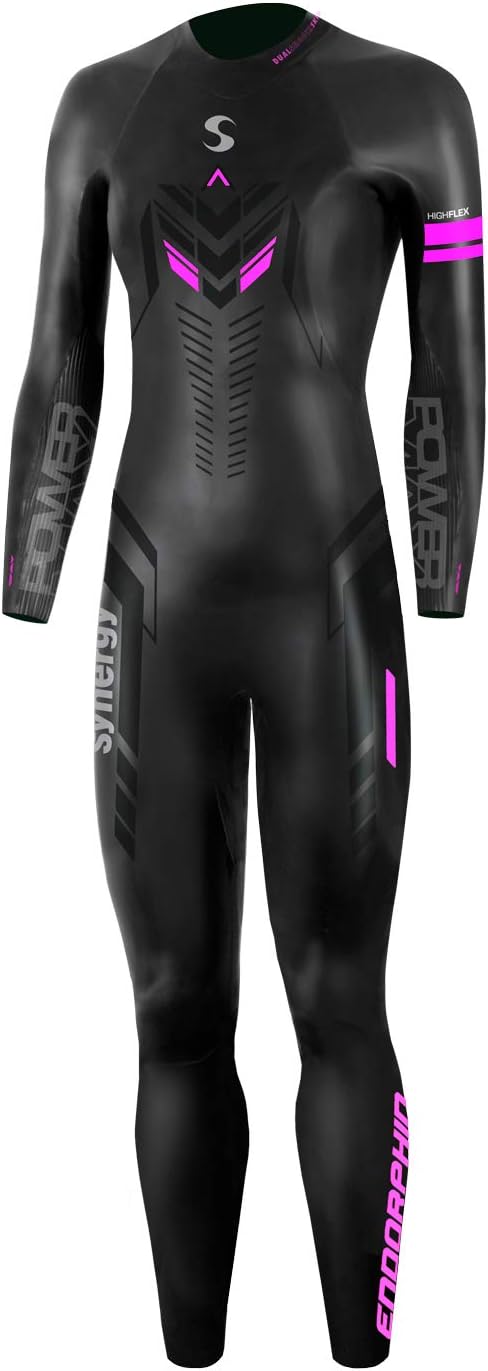 Synergy Triathlon Wetsuit Womens Endorphin Full Sleeve Neoprene for Open Water Swimming