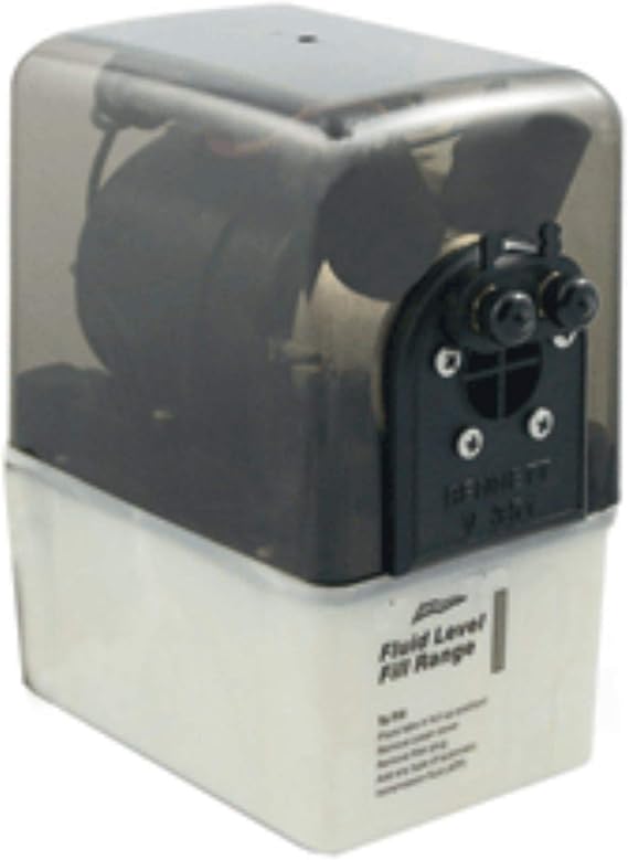 Bennett 8" White and Clear Blue V351HPU2 Hydraulic Power Unit 24V Pump