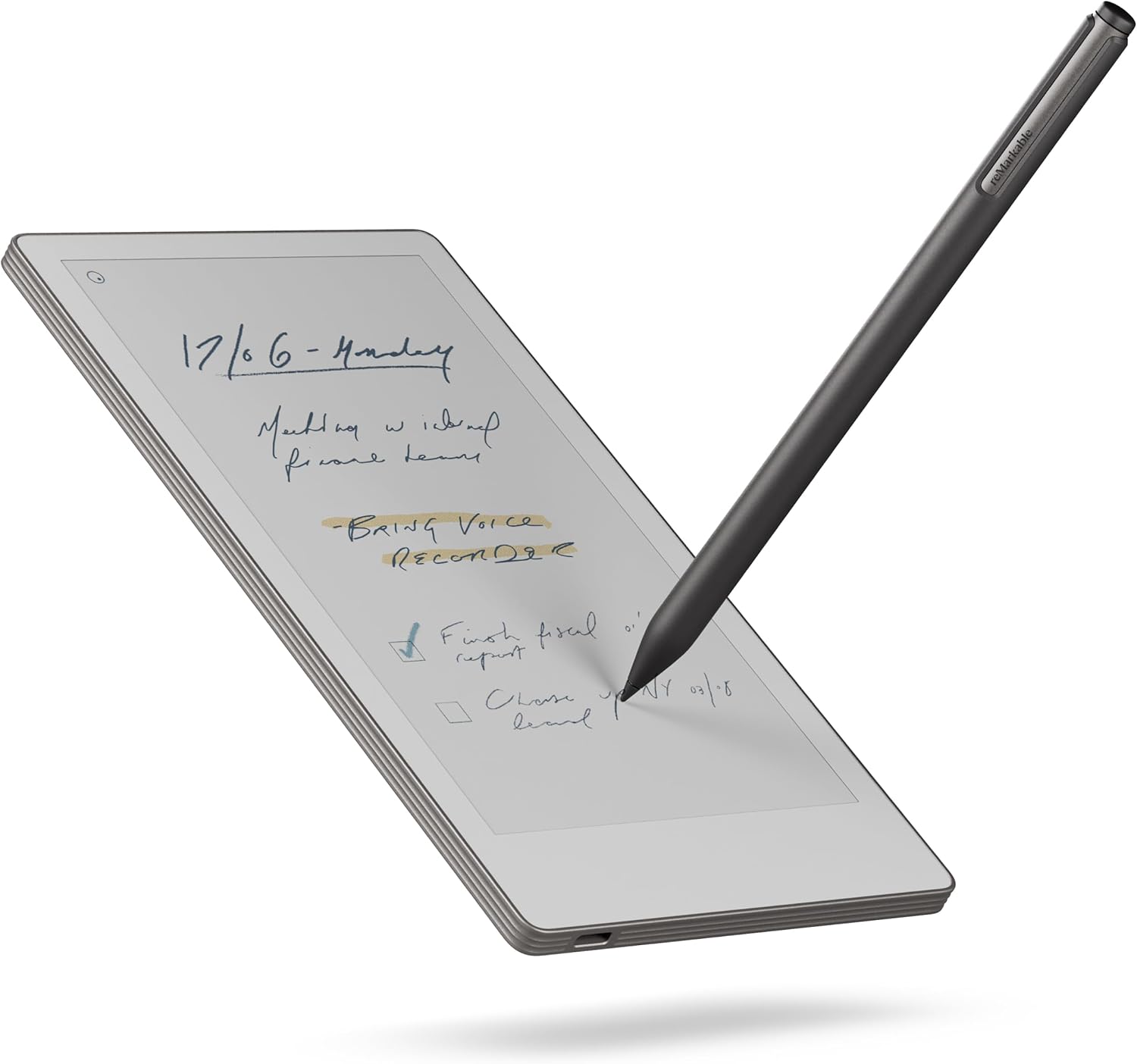 Remarkable Paper Pro Move Ultra-handy 7.3 inch colour tablet with Marker Plus the digital pocket notebook for productivity on the go