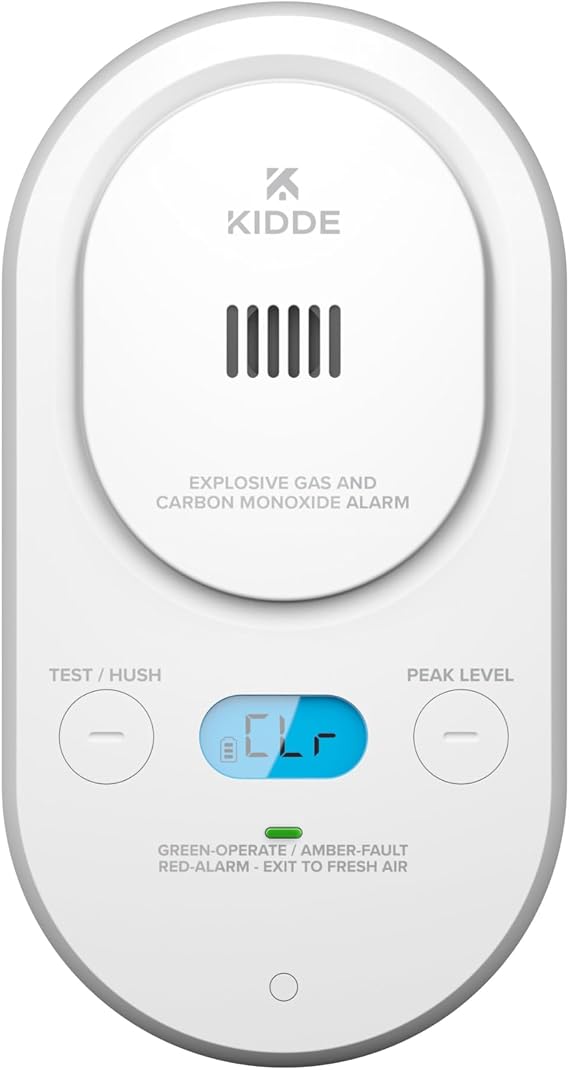 Kidde Carbon Monoxide & Explosive Gas Alarm, Plug-in & AA Battery, COPDLG