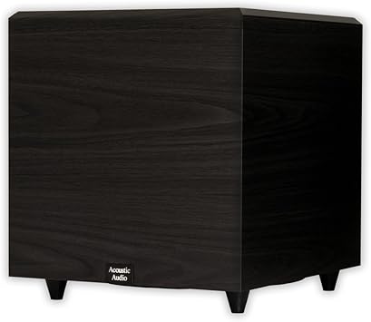 Acoustic Audio PSW-12 500 Watt 12-Inch Down Firing Powered Subwoofer Black