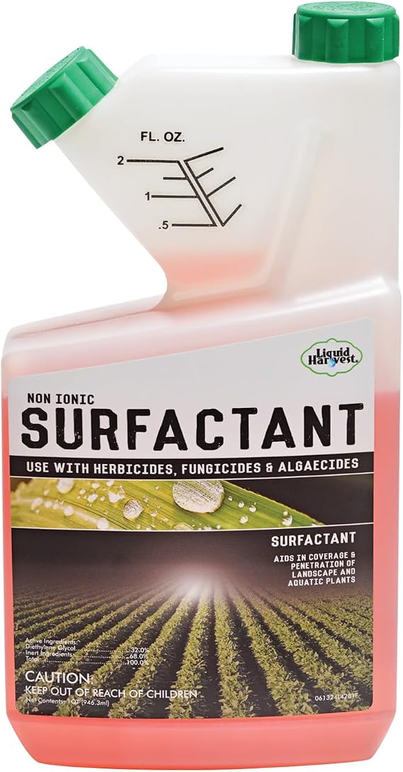 Concentrated Surfactant for Herbicides Non-Ionic 32oz, Increase Product Coverage, Increase Product Penetration, Increase Product Effectiveness