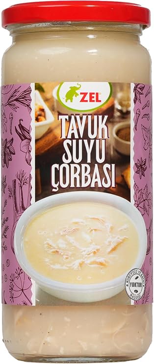ZEL Tavuk Suyu Çorbası 480 ml – Tavuk Göğüs Etli, Yüksek Proteinli, Hazır Geleneksel Çorba