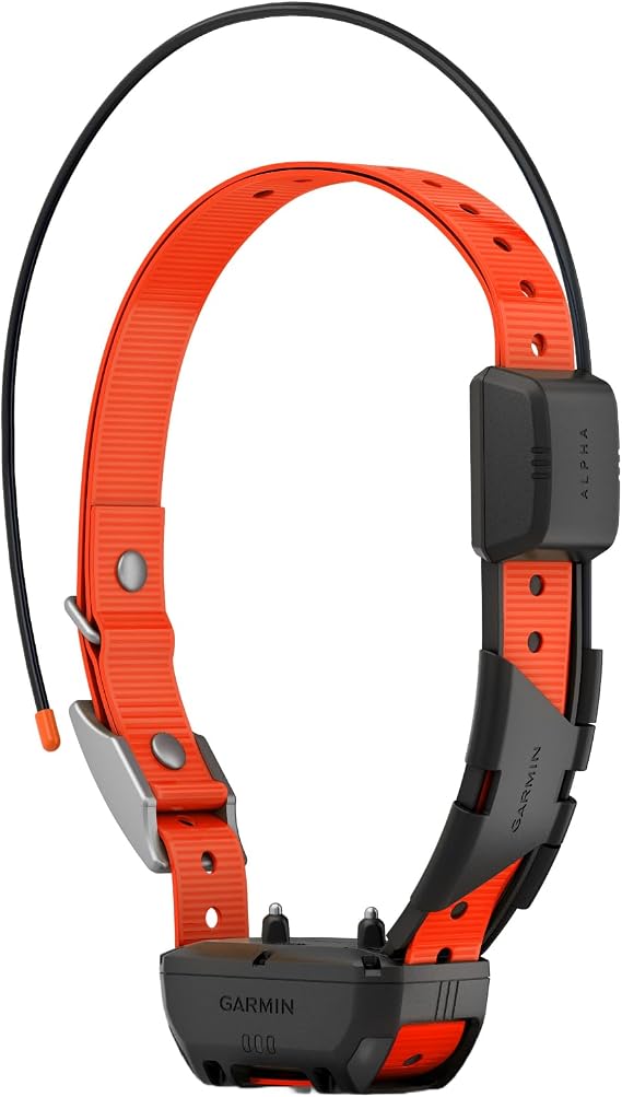 TT25 with Extended Battery, Track and Train Collar, with Choice of Collar Strap Color, 136 Hours of Battery Life, Compatible with Alpha 100, Alpha 200 and Alpha 300 (Black)