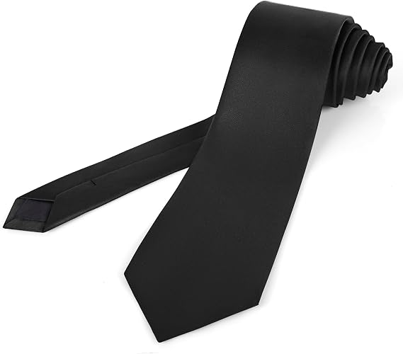 Puistr 63'' Men's Tie Extra Long Pure Color 3.35" Ties For Men