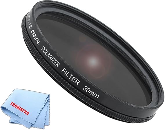 Tronixpro 30mm Pro Series High Resolution Polarized Filter + Microfiber Cloth