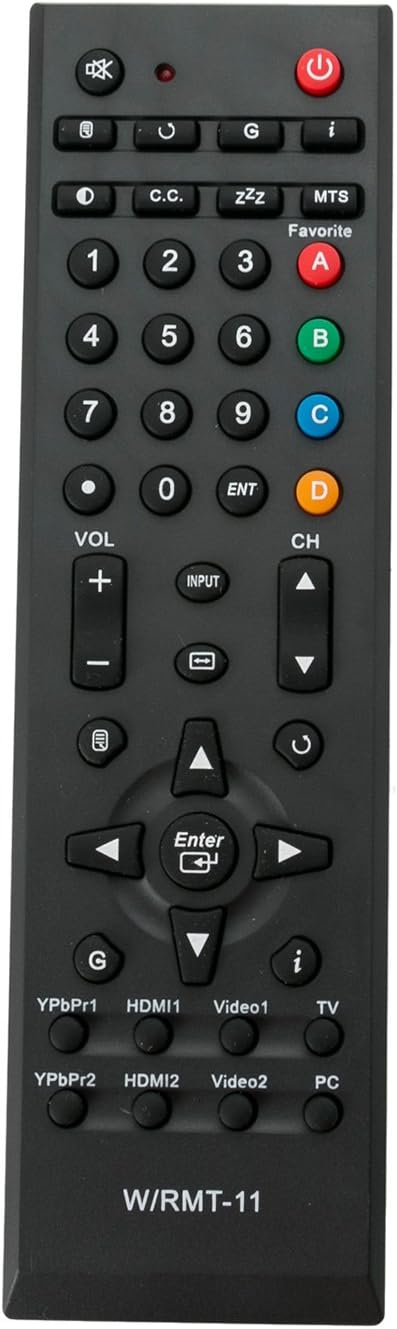 RMT-11 Replaced Remote fit for Westinghouse TV LD-2685AR LD-3260 LD-3285VX LD-4255VX LD-3255VX LD-325 LD-2680 LD-3255AR LD-3257DF LD-3237 LD-2655VX LD-265 LD-2657DF LD-2685VX LD-4255AR LD-4258 LD-4695