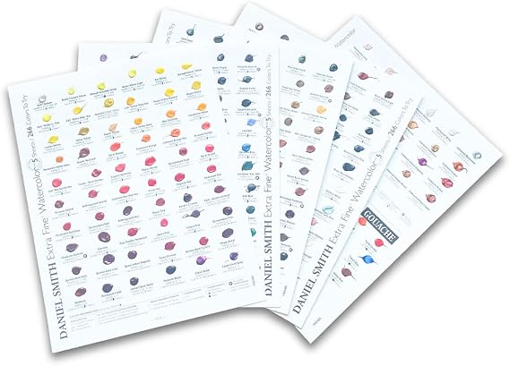 DANIEL SMITH Extra Fine Watercolor - 266 Watercolor and 22 Gouache Dot Card