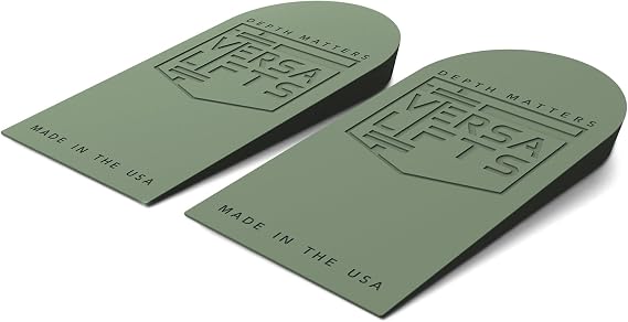 HybridTM Heel Lift Inserts (Pair) (Large) - Ideal for Cross Training, metcons, wods, Functional Fitness, HIIT, Squats, plyometrics