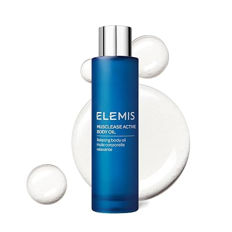 ELEMIS Active Body Concentrate Musclease 100ml, Revitalizing Massage Oil for Tired, Aching Muscles | Revitalizing massage oil for tired aching muscles. Infused with a sea-inspired blend to hydrate skin & relaxes tired muscles.