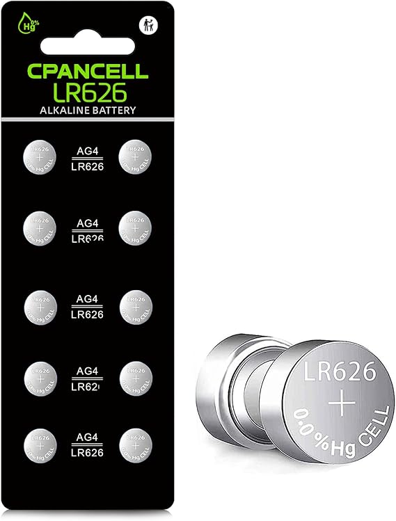 CPANCELL SR626SW Watch Battery 376 377 LR626 AG4 1.5V Watch Battery (10 Count)