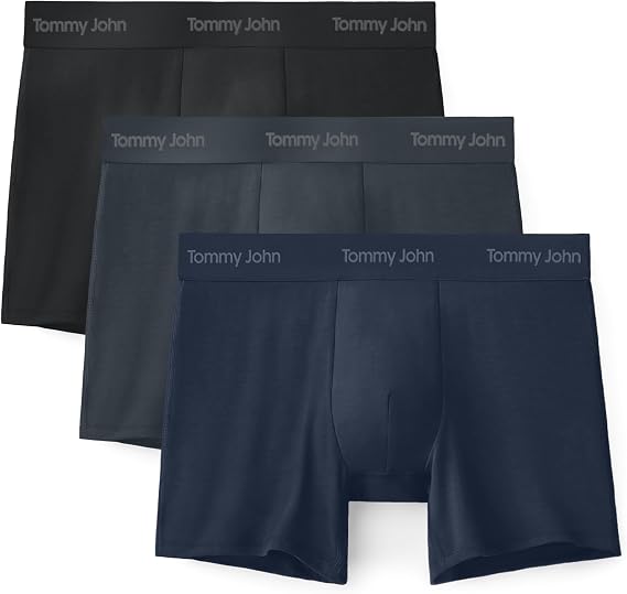 Tommy John Men's Luxe Modal 4" Trunk Underwear 3-Pack