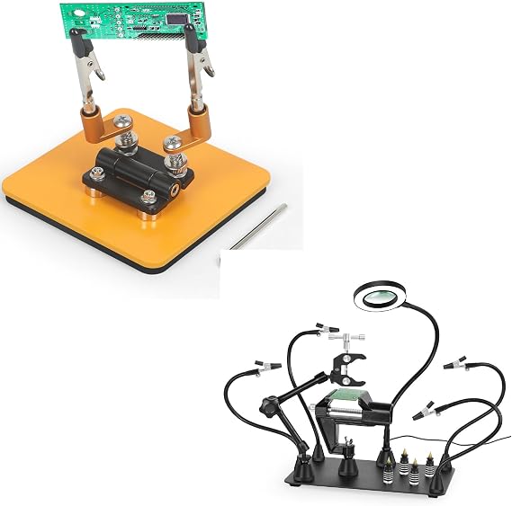 Magnetic Helping Hands Soldering Station with Compact and Portable Helping Hands Tool