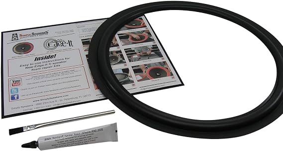 Single Edge Standard 15 Inch Foam Speaker Repair Kit FSK-15F-1 (Single)