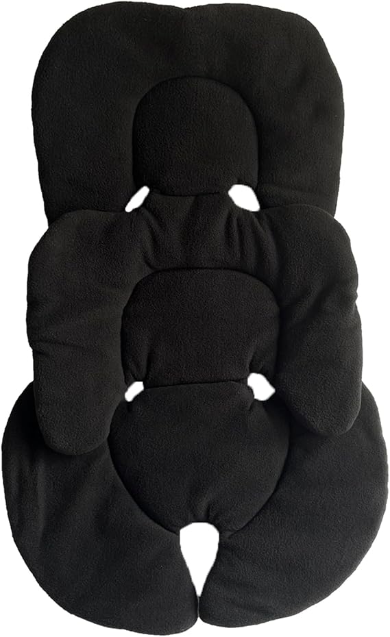 Infant Car Seat Insert Baby Stroller Newborn Insert Pram Liner Buggy Pushchair Seat Liner Soft Cosy Plush & Mesh Seat Cushion Reversible