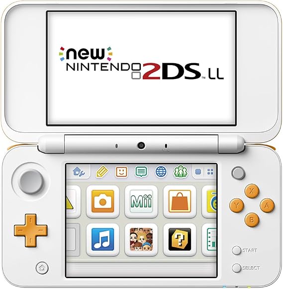 New Nintendo 2DS LL White × Orange