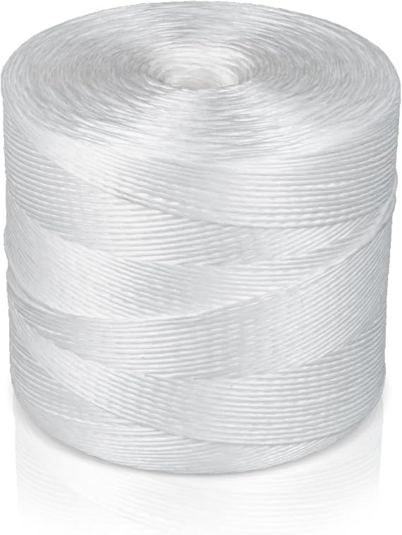 Tomato Twine 6300 Ft - Heavy Duty Polypropylene Twine White