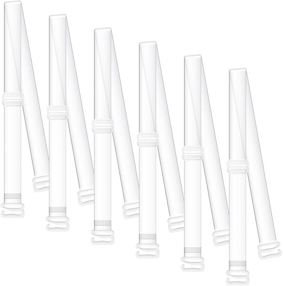 PHLSTYLE Clear Bra Straps, Invisible Non-Slip Adjustable Bra Straps for Strapless Bra, Ballet Dance