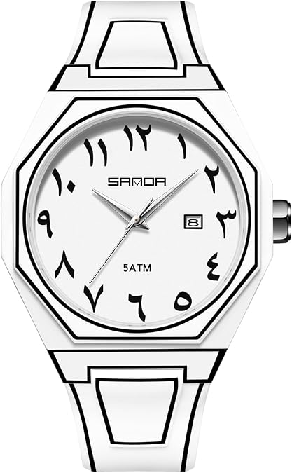 MASTOP Men's Unique Watches Anime-Inspired Arabic Dial Sports Watch
