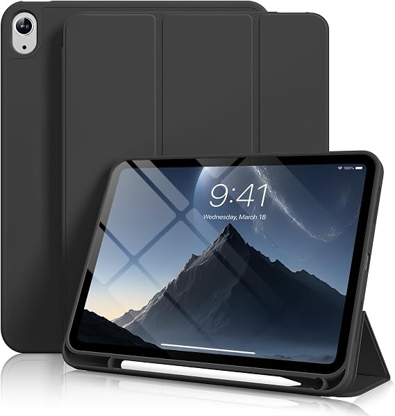 Aoub Case for iPad (A16) 11th Gen 11 Inch 2025 & 10th 2022, Black