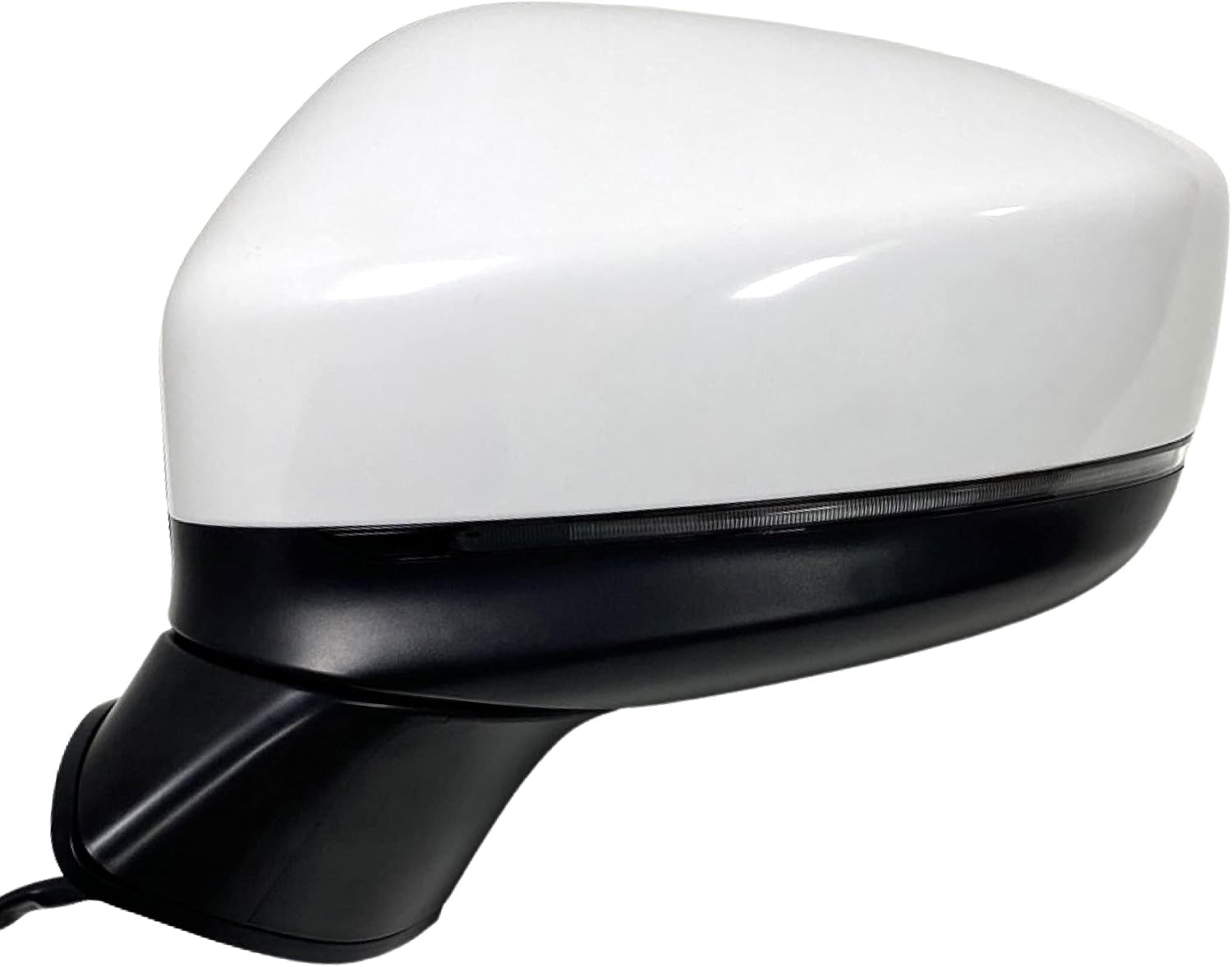 Spieg Driver Side Mirror Replacement for Mazda CX-5 2017-2020 Power Heated Led Turn Signal BSM Power Fold Lane Assistance PTM White 9PIN LH