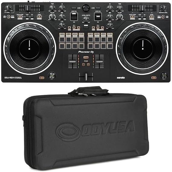 Pioneer DJ DDJ-REV1 2-deck Serato DJ Controller with Carry Case