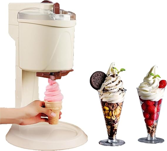 Soft Serve Ice Cream Machine, Yogurt Ice Cream Makers, Home Ice Cream Maker Machine, for DIY Kitchen Fast - Enjoy Homemade Treats!
