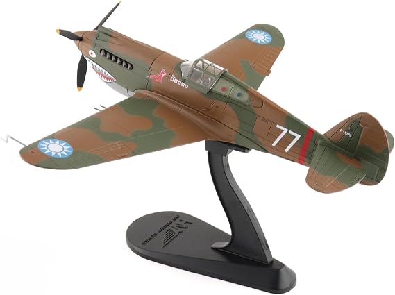 Hobby Master | 1:48 Scale Diecast Military Aircraft Replica | Hawk 81-A2 AVG No.77, Flown by Robert Smith, 3rd Pursuit Sqn., Nov 1941 | Model HA9207