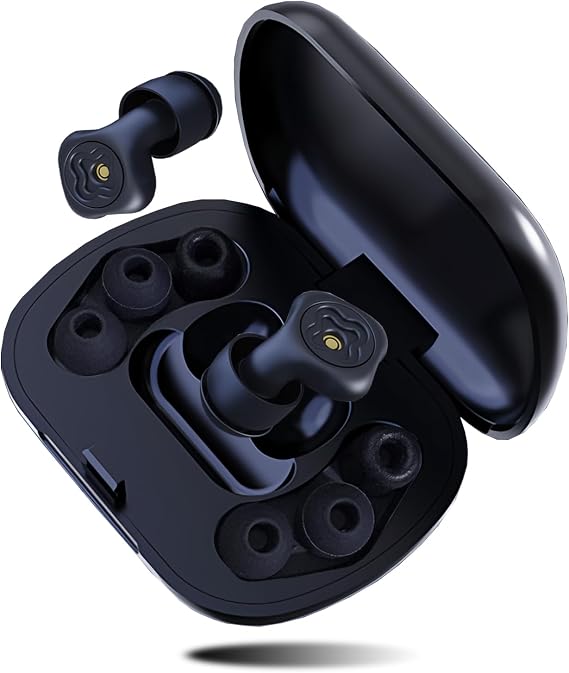 Noise-Cancelling Earplugs for Sleep Adjustable Sound Blocking Ear Plugs for Sleeping, 50dB Noise Reduction
