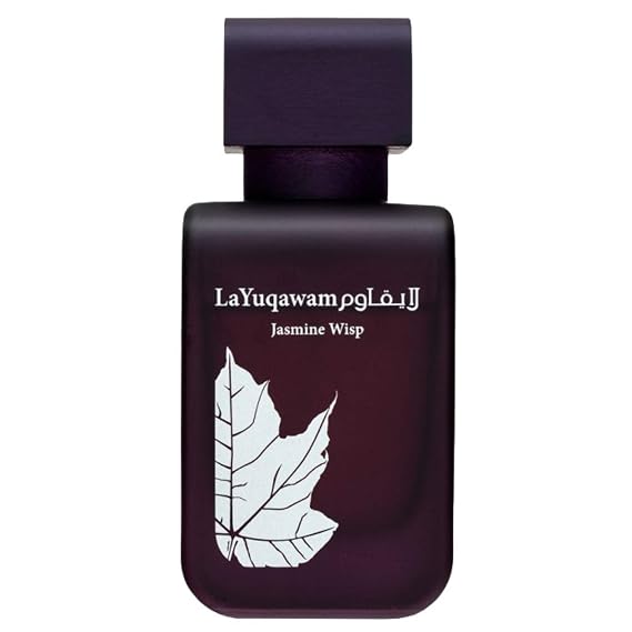 RASASI La Yuqawam Jasmine Wisp Women EDP - 75 ml(2.5 oz) | Tangerine, Iris, Leather, Galbanum Essence, Tangerine, Violet Leaves, Clary Sage & Mate