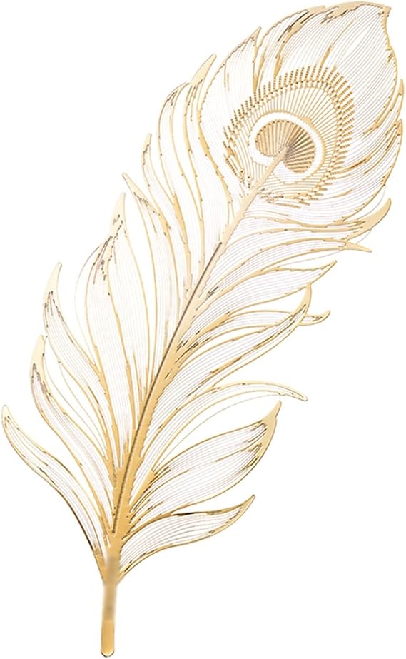 Read Bookmarks， Bookmark，Metal Feather Book Mark