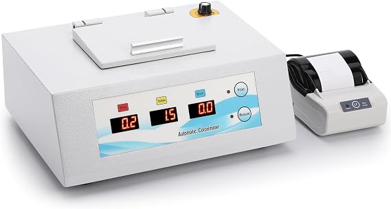 Automatic Colorimeter with Printer, Digital Tintometer Color Measurement Meter Compatible with Lovibond Color Scale for Food Grade Oil Color Analysis