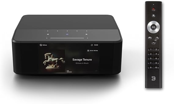 Bluesound Node Icon Wireless Music Streamer with RC1 Remote (Black) - Combo Bundle