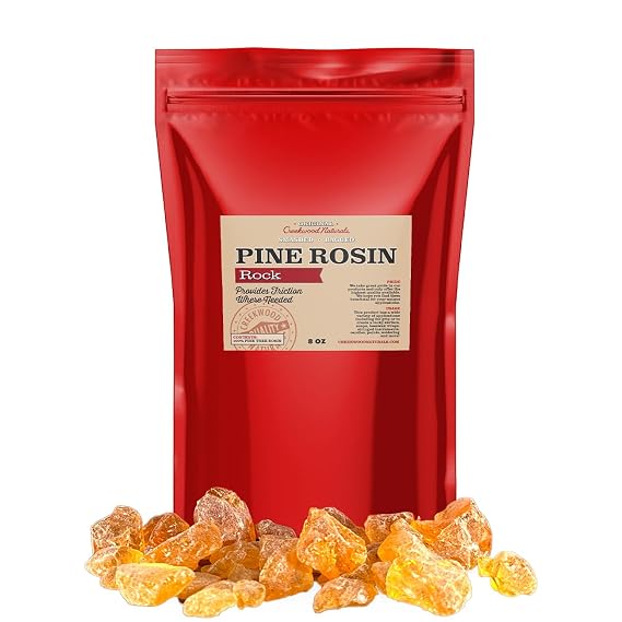 Rock Rosin 100% Pure American Chunk Resin - 8oz - Creekwood Naturals