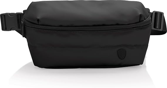 Black Puffer Waist Bag by Heys International Ltd