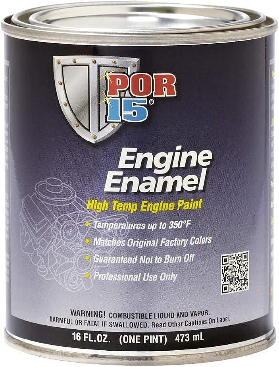 POR-15 High Temperature Engine Paint, Aluminum Engine Enamel, 16 Fluid Ounces...