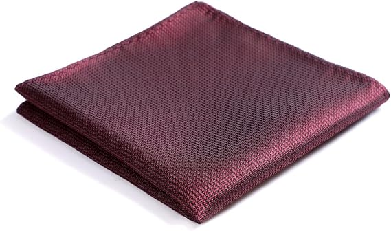 Mens Solid Pocket Square
