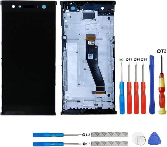 LCD Display Compatible with Sony Xperia XA2 Ultra H4213 H4223 H3223 H3213 SM22 Touch Screen Display with Frame + Tools (Black)
