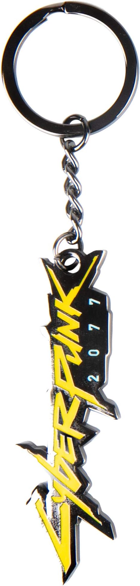 JINX Cyberpunk 2077 Logo Metal Keychain, Multi-Colored, One Size