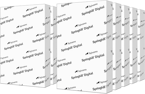 Springhill 8.5 x 11 Yellow Copy Paper, 24lb Bond/60lb Text, 89gsm, 5,000 Sheets (10 Reams) Colored Printer Paper with Smooth Finish Versatile and Flexible Computer Paper 024035C