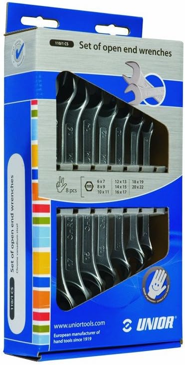 Unior URT724 Open End Wrenches - GreyBlue
