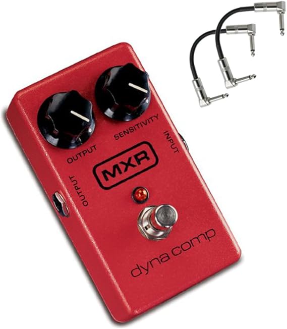 MXR M102 Dyna Comp Effects Pedal with 2 patch Cables