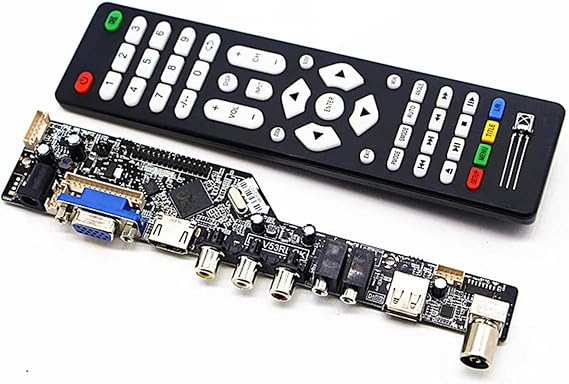 V53 Upgrade V56 V59 Universal LCD TV Controller Driver Board PC/VGA/HDMI/USB Interface
