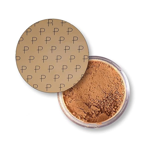 Matte Setting Loose Powder 8 Colors Smooth and Lightweight Face Powder for Brightening and Setting Makeup with Face Puff (02 Rocks)
