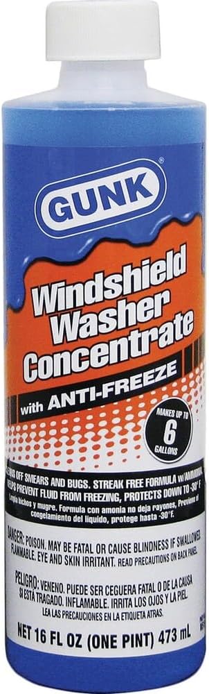 GUNK M516 Windshield Washer Concentrate with Anti-Freeze - 16 fl. oz.