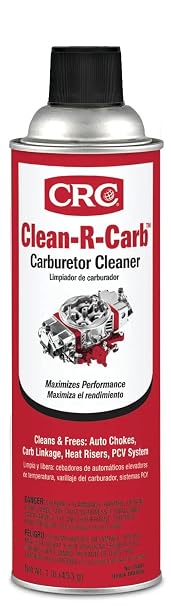 CRC Clean-R-Carb Carburetor Cleaner 05081 - 16 Wt Oz., Powerful Carb Cleaner