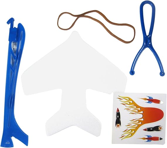 Airplane Toys for Kids 3-5, Catapult Airplane | Model Airplane Outdoor Flying Toy with LED Light for Boys, Kids, Girls, Kids Hmltd