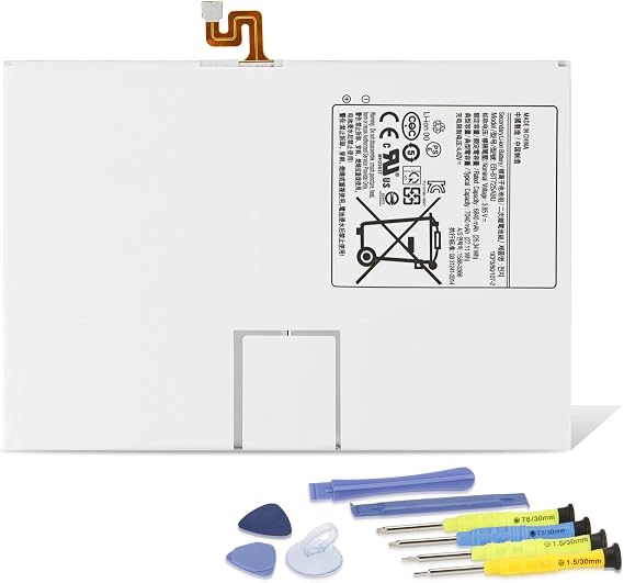 MULS EB-BT725ABU Battery for Samsung Galaxy Tab S6 10.5" SM-T860 T865 | Galaxy Tab S5e 10.5" SM-T720 T725 Tablet Installation Tools 3.85V 7040mAh 27.11Wh Perfect Compatibility