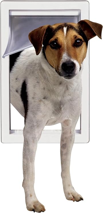 IDEAL PET PRODUCTS SINCE 1979 Perfect Pet Pet Door with Telescoping Frame, Medium, 7" x 11" Flap Size